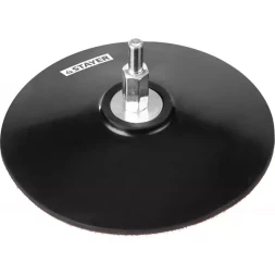 Тарелка опорная STAYER "MASTER" резиновая для дрели, на липучке, d=115мм 35740-115