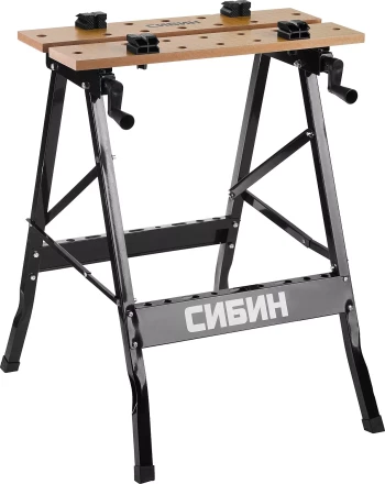 Верстак столярный СИБИН складной, 605х635х780 мм 38723 купить в Губкинске