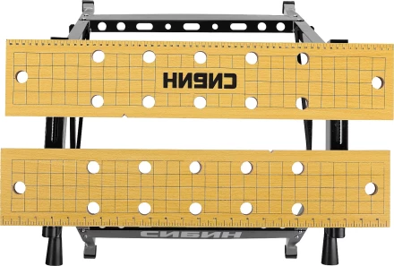 Верстак столярный СИБИН складной, 605х635х780 мм 38723 купить в Губкинске