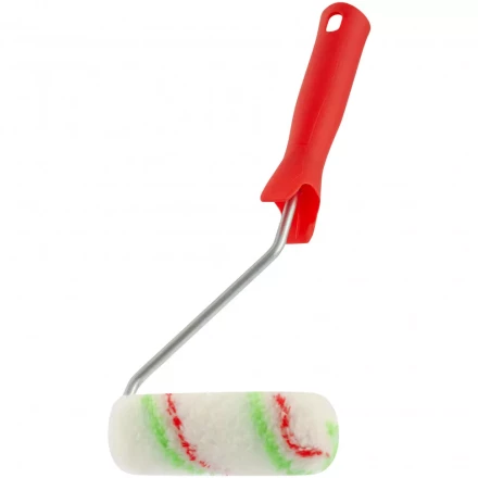 Мини-валик в сборе &quot;Эмали&quot; 110 мм ворс 12 мм D 16 мм D ручки 6 мм полиамид полиакрил Сибртех 80584 купить в Губкинске