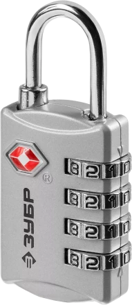 Замок багажный кодовый TSA 4 диска серия ПРОФЕССИОНАЛ купить в Губкинске