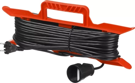 Удлинитель электрический &quot;MAXElectro&quot; на рамке, 20 м, 1 гнездо, STAYER 55018-20 купить в Губкинске