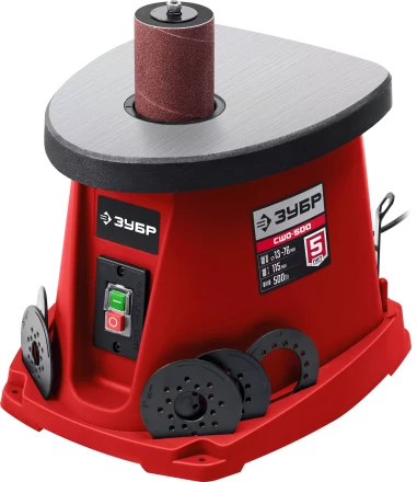 ЗУБР d 13, 19, 26, 38, 51, 76 x 115, 500 Вт, осцилляционный шпиндельный шлифовальный станок (СШО-500) купить в Губкинске