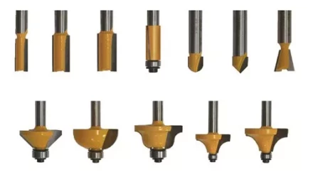 Набор фрез для декоративного применения хвостовик 8 мм 12 штук 46610 купить в Губкинске