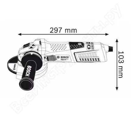 УШМ BOSCH GWS 12-125 CIX (0.601.793.102) купить в Губкинске