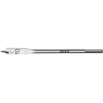 Сверло по дереву перовое, шестигранный хвостовик, DEXX 2945-10, d=10мм 2945-10 купить в Губкинске