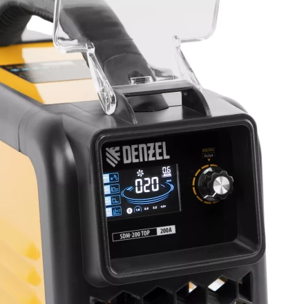 Аппарат инвертор. дуговой сварки SDM-200 Top, 200 А, ПВ 80%// Denzel 94356 купить в Губкинске