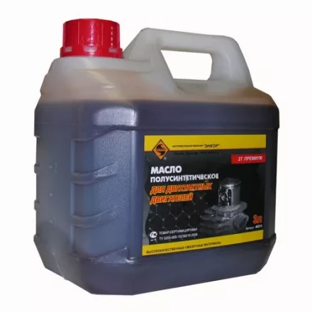 Масло для 2х тактных двигателей полусинтетическое ЭНКОР 3 литра 40513 купить в Губкинске