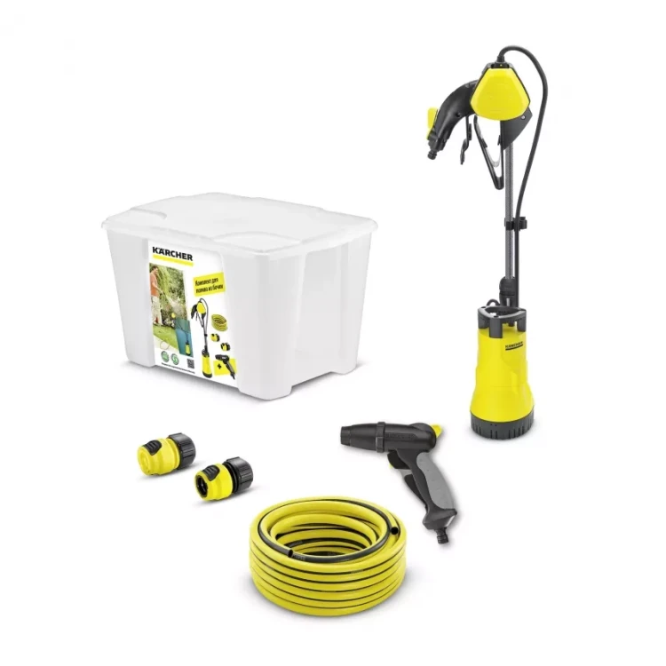 Комплект для полива из бочки KARCHER Barrel Irrigation Set EU-II бочечный погружной насос купить в Губкинске