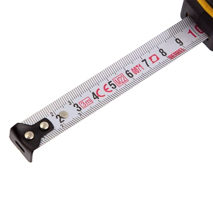 Рулетка Denzel 3м х 16мм, двухкомп. корпус, кнопка-пауза, 31541 купить в Губкинске