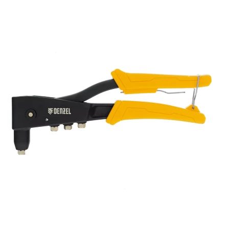 Заклепочник ручной, 255 мм Denzel, литой, усиленный, заклепки 2,4-3,2-4,0-4,8 мм 40441 купить в Губкинске