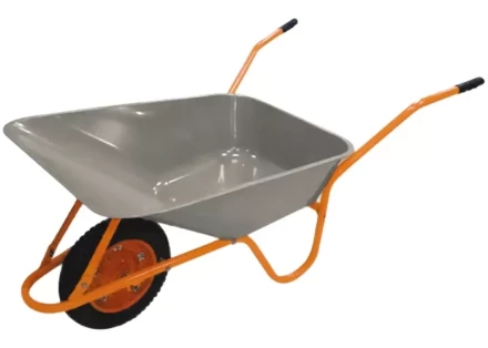 Тачка садово-строительная ТСО-02 ОЦ оцинкованная пневмоколесо грузоподъемность 120 кг объем 90 л 68903 купить в Губкинске