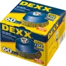 DEXX. Щетка чашечная для УШМ, витая стальная латунированная проволока 0,3мм, 60ммхМ14 35103-060 купить в Губкинске
