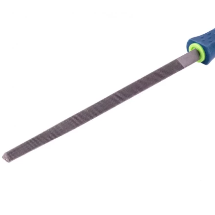 Напильник 200 мм трехгранный двухкомпонентная рукоятка №2 Сибртех 16027 купить в Губкинске