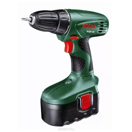 Дрель-шуруповерт аккумуляторная BOSCH PSR 18 (0.603.955.320) купить в Губкинске