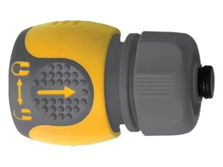 Соединитель для шланга 1/2&quot; аквастоп двухкомпонентный PALISAD LUXE 66244 купить в Губкинске