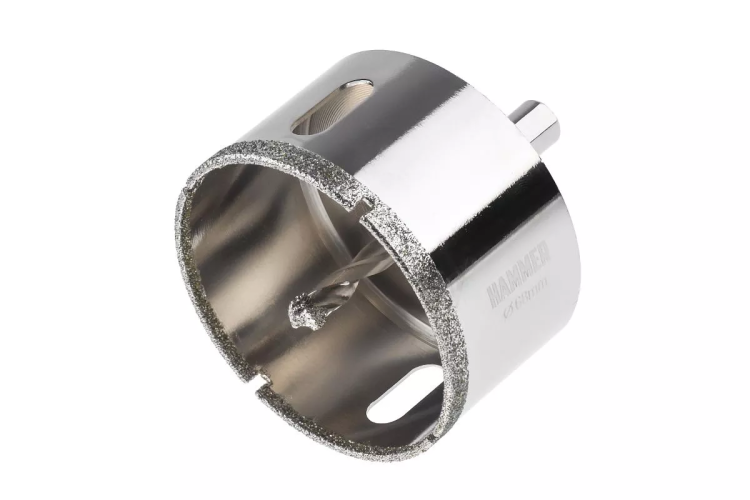Коронка алмазная HAMMER Ф68мм HEX (DHS 68.0*65/5) купить в Губкинске