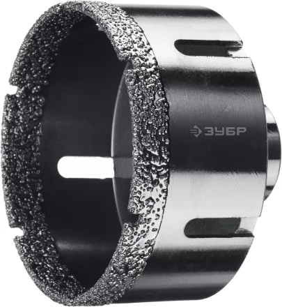 ЗУБР АВК, d 80 мм, (М14, 15 мм кромка), вакуумная алмазная коронка, Профессионал (29865-80) купить в Губкинске