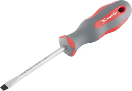 Отвертка Profi SL8,0 х 150 мм SVСM двухкомп. рукоятка MATRIX 11978 купить в Губкинске