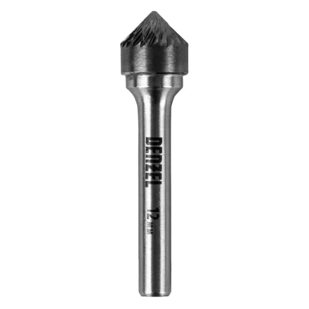 Борфреза по металлу твердосплавная, зенкер 90 град., тип-K, 12 мм// Denzel 72058 купить в Губкинске
