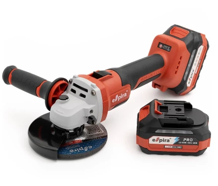 Аккумуляторная угловая шлифмашина ESPIRA CAGI-125-01, 410751 купить в Губкинске