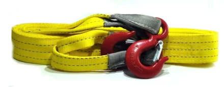 Буксир текстильный ленточный TOR БТЛ 13,5 т 20,0 м лента 90 мм (петля-петля) 1045334 купить в Губкинске