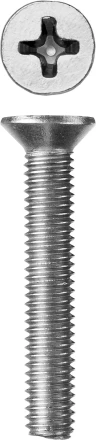 Винт ЗУБР &quot;МАСТЕР&quot; DIN 965, класс прочности 4.8, оцинкованный, M5x35мм, 5кг 303110-05-035 купить в Губкинске