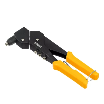 Заклепочник ручной Denzel, 285 мм, поворотный, 0-360, заклепки 2,4-3,2-4,0-4,8 мм, купить в Губкинске