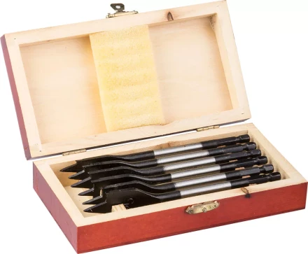 ЗУБР. Набор перьевых сверл по дереву, 6 шт: 12-16-18-20-22-25 мм 29505-H6 купить в Губкинске