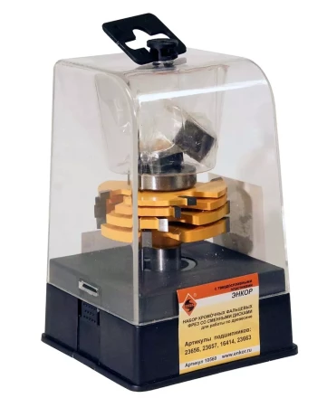 Фреза кромочная фальцевая ф50,8мм 4 диск хв 12мм Энкор 10560 купить в Губкинске