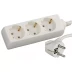 Удлинитель СВЕТОЗАР электрический с заземлением, евро, 3 гнезда, 3м SV-55033-3 купить в Губкинске