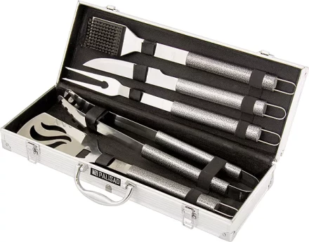 Набор приборов для барбекю 5 шт в алюминевом кейсе PALISAD Camping 69579 купить в Губкинске