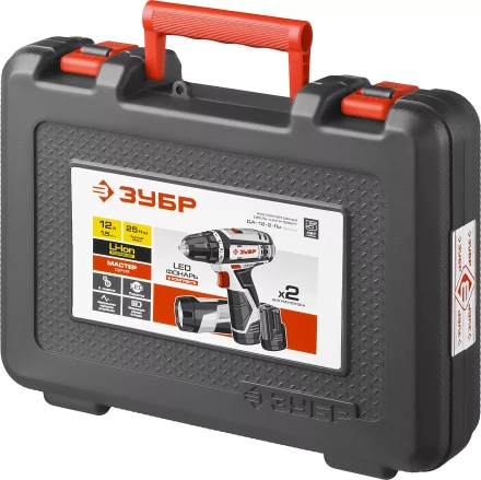 Дрель-шуруповерт 2 АКБ + фонарь ДА-12-2-Ли ФКНМ1 серия МАСТЕР купить в Губкинске