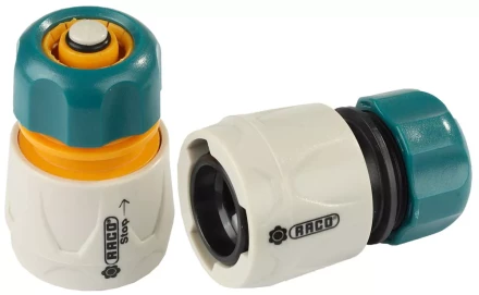 Набор соединителей RACO &quot;Original&quot; (шланг-насадка) с автостопом, 1/2&quot; 4250-55265B купить в Губкинске