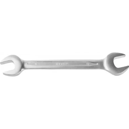 Ключ ЗУБР &quot;ПРОФИ&quot; гаечный рожковый, Cr-V сталь, хромированный, 14х15мм 27027-14-15 купить в Губкинске