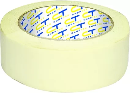 Лента малярная 36 мм х 25 м на бумажной основе  СИБРТЕХ 88831 купить в Губкинске