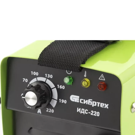 Аппарат инверторный дуговой сварки СИБРТЕХ ИДС-220 94377 купить в Губкинске