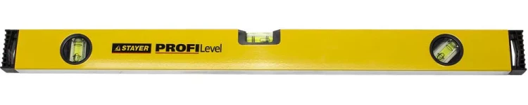 Уровень STAYER "PROFI" "PROFILevel" коробчатый усиленный, фрезерованный, 3 противоударных ампулы, 60см 3466-060 купить в Губкинске