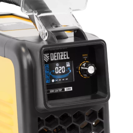 Аппарат инвертор. дуговой сварки SDM-220 Top, 220 А, ПВ 60% кейс// Denzel 94358 купить в Губкинске