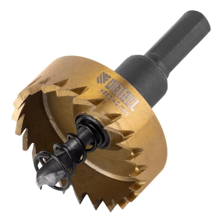 Коронка по металлу HSS, 40 мм, нитридтитановое покрытие Denzel 724112 купить в Губкинске