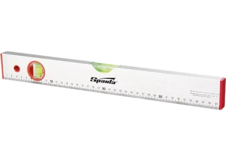 Уровень алюминиевый 400 мм 2 глазка линейка  SPARTA 35104 купить в Губкинске