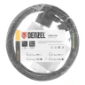 Шнур сетевой Denzel Energy Series, ПВС, 3 м, 3 x 1 мм, с неразборной вилкой, черный, 3 м, 37667 купить в Губкинске
