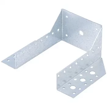 Опора бруса раскрытая, 2 мм, OBR R-50х140х76 мм, цинк  СИБРТЕХ Россия 46530 купить в Губкинске