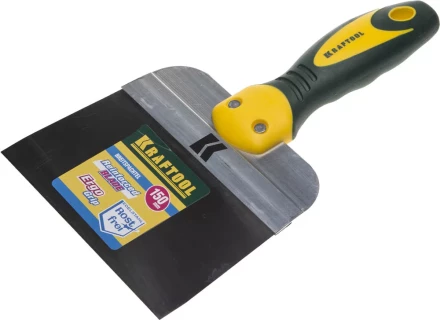 Шпатель KRAFTOOL фасадный с двухкомпонентной ручкой, нержавеющее полотно, 150мм 10036-150 купить в Губкинске