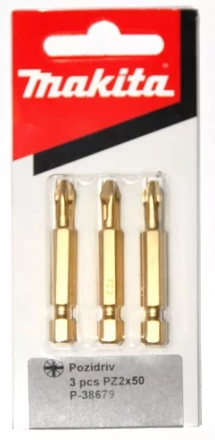 Биты Makita PZ2 50мм 3шт, алмазные (P-38679) купить в Губкинске