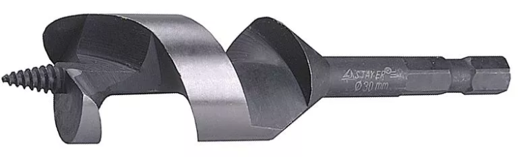 Сверло STAYER спиральное по дереву, шестигранный хвостовик, 27x130мм 29480-130-27 купить в Губкинске