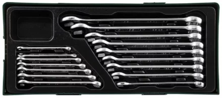 Набор ключей комбинированных 6-24мм 16предметов ложемент Jonnesway W26116ST  W26116SP 48158 купить в Губкинске