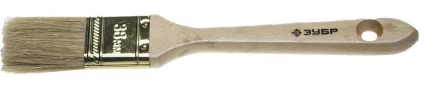 Кисть плоская  ЗУБР &quot;УНИВЕРСАЛ-ЭКСПЕРТ&quot;, натуральная щетина, деревянная ручка, 38мм 4-01005-038 купить в Губкинске