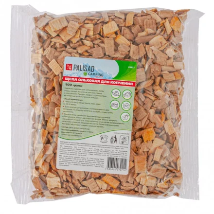 Щепа ольховая для копчения 100 гр Camping Palisad 69623 купить в Губкинске
