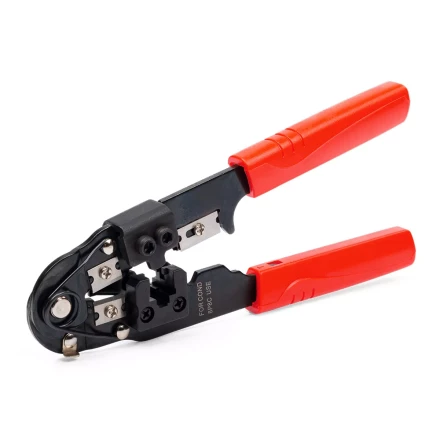 Кримпер многофункциональный КВТ JT-210 со встроенным модулем для обжима RJ-45 (84824) купить в Губкинске